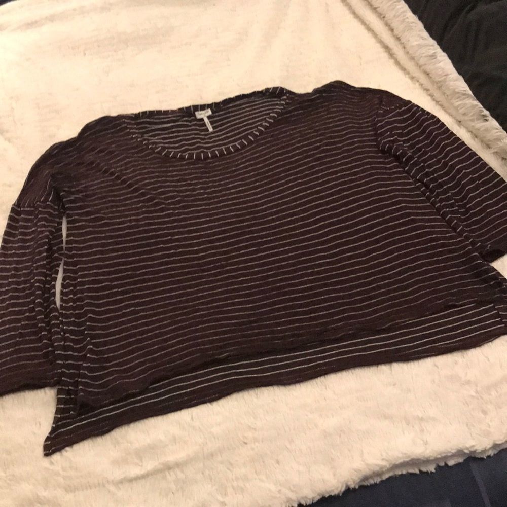 Splendid 3/4 sleeve hi-lo top